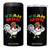 Jamaica Chicken 4 in 1 Can Cooler Tumbler Yeah Mon Jamaican Rastacap TS11 One Size: 16 oz Black Print Your Wear
