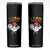 Jamaica Chicken Skinny Tumbler Yeah Mon Jamaican Rastacap TS11 Black Print Your Wear