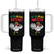 Jamaica Chicken Tumbler With Handle Yeah Mon Jamaican Rastacap TS11 One Size: 40 oz Black Print Your Wear