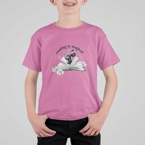 Funny Book Lover T Shirt For Kid Reading Is Magical Black Magic TS11 Azalea Print Your Wear