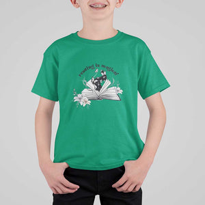 Funny Book Lover T Shirt For Kid Reading Is Magical Black Magic TS11 Irish Green Print Your Wear