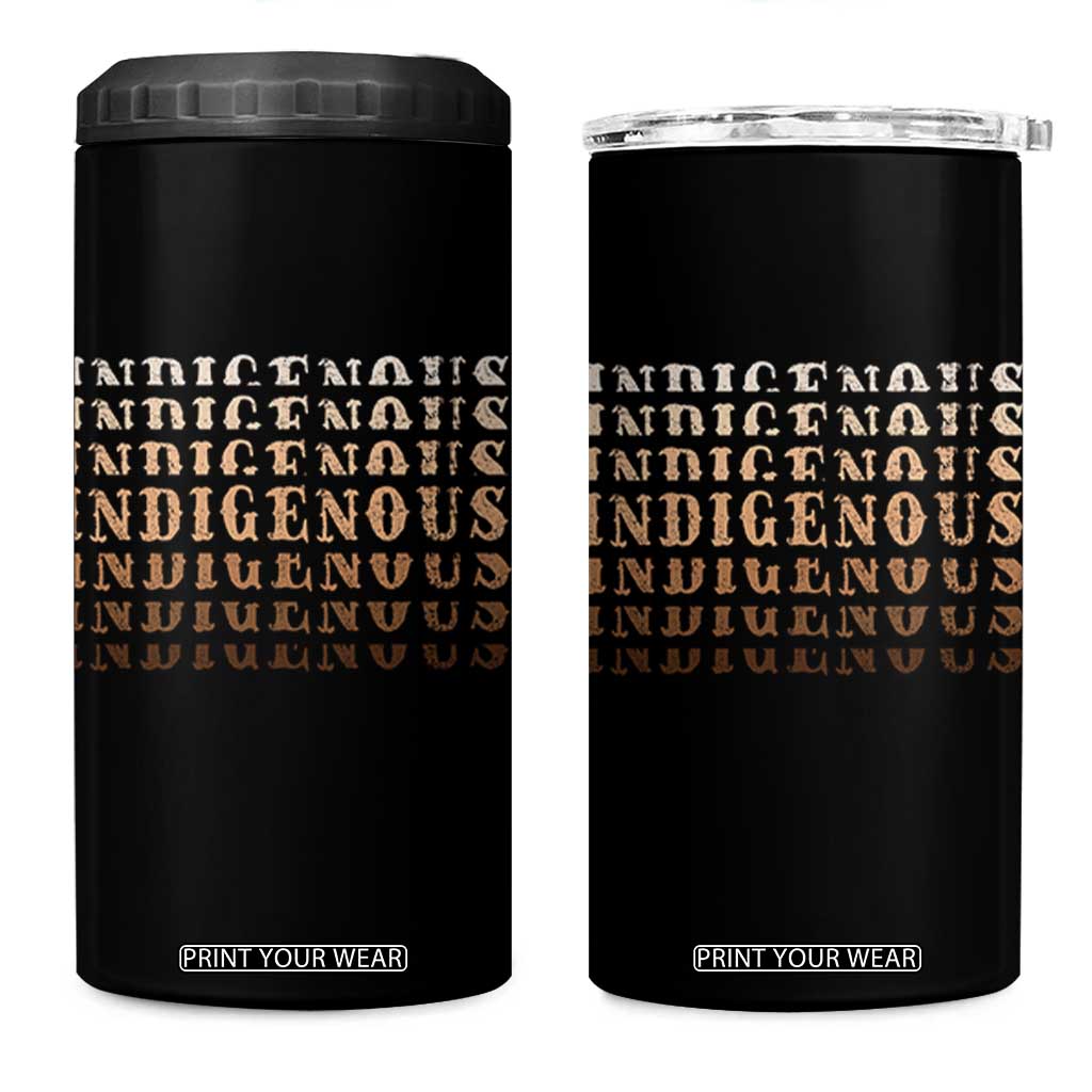 Native American Heritage Indigenous Peoples Heritage 4 in 1 Can Cooler Tumbler TS11 One Size: 16 oz Black Print Your Wear