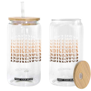 Native American Heritage Indigenous Peoples Heritage Glass Can TS11 Print Your Wear