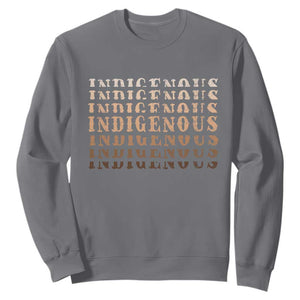 Native American Heritage Indigenous Peoples Heritage Sweatshirt TS11 Charcoal Print Your Wear