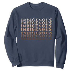 Native American Heritage Indigenous Peoples Heritage Sweatshirt TS11 Navy Print Your Wear