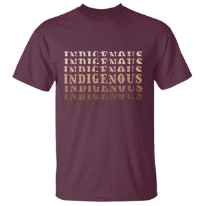 Native American Heritage Indigenous Peoples Heritage T Shirt TS11 Maroon Print Your Wear