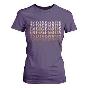 Native American Heritage Indigenous Peoples Heritage T Shirt For Women TS11 Purple Print Your Wear
