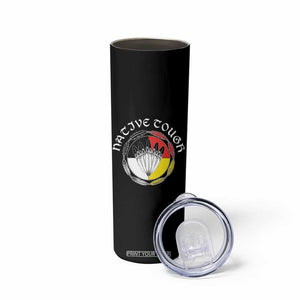 Native Tough Skinny Tumbler Indian American Medicine Wheel Feathers TS11 Print Your Wear