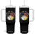 Native Tough Tumbler With Handle Indian American Medicine Wheel Feathers TS11 One Size: 40 oz Black Print Your Wear