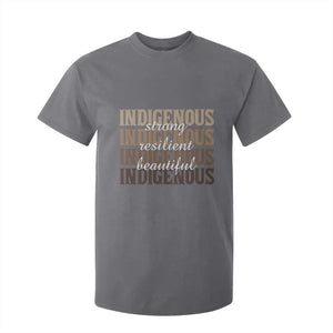 Proud Native American Indigenous Strong Resilient Beautiful T Shirt For Kid TS11 Charcoal Print Your Wear