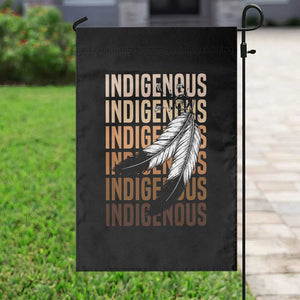 Indigenous Pride Garden Flag Native American Heritage Feathers Dreamcatcher TS11 Print Your Wear