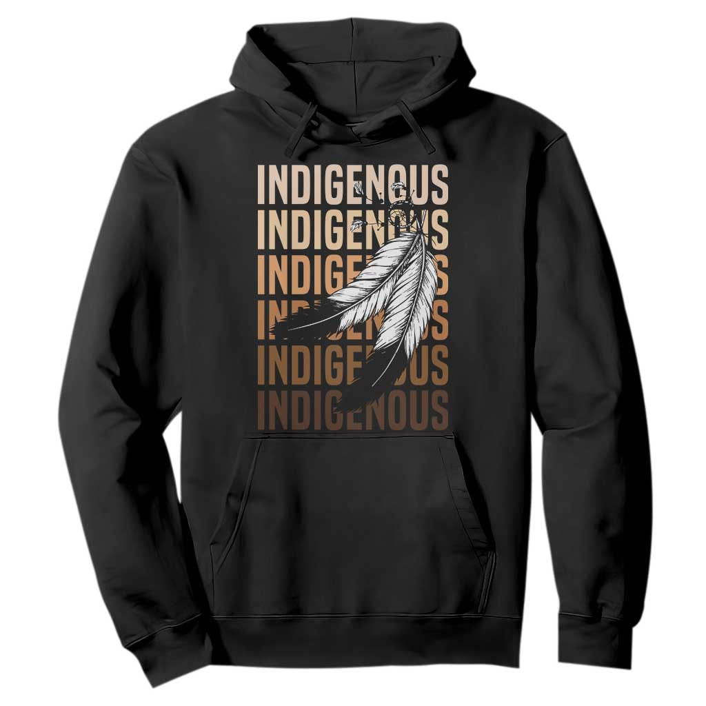 Indigenous Pride Hoodie Native American Heritage Feathers Dreamcatcher TS11 Black Print Your Wear