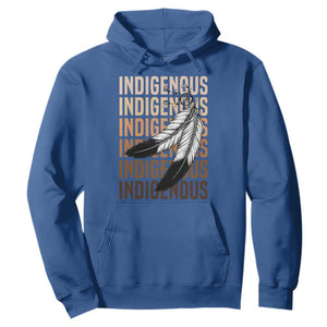 Indigenous Pride Hoodie Native American Heritage Feathers Dreamcatcher TS11 Royal Blue Print Your Wear