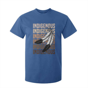 Indigenous Pride T Shirt For Kid Native American Heritage Feathers Dreamcatcher TS11 Royal Blue Print Your Wear