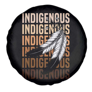 Indigenous Pride Spare Tire Cover Native American Heritage Feathers Dreamcatcher TS11 Print Your Wear