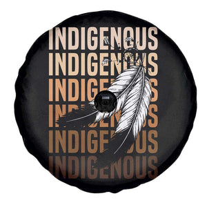 Indigenous Pride Spare Tire Cover Native American Heritage Feathers Dreamcatcher TS11 Print Your Wear