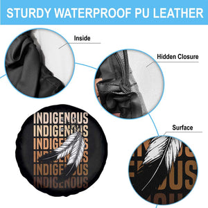 Indigenous Pride Spare Tire Cover Native American Heritage Feathers Dreamcatcher TS11 Print Your Wear