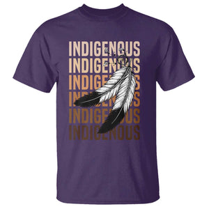 Indigenous Pride T Shirt Native American Heritage Feathers Dreamcatcher TS11 Purple Print Your Wear