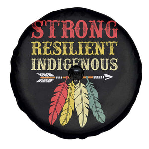 Native American Strong Resilient Indigenous Spare Tire Cover Retro Vintage Feathers TS11 Print Your Wear