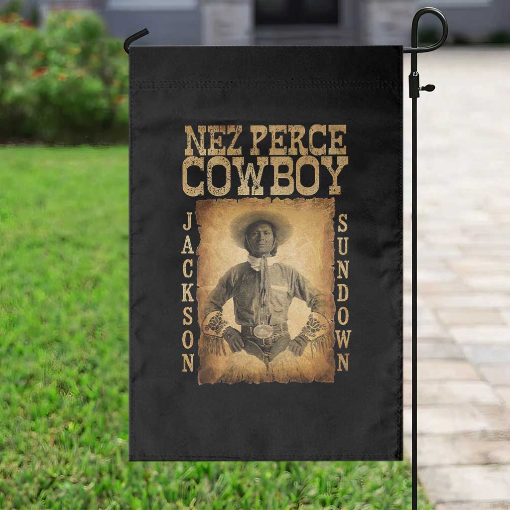 Nez Perce Cowboy Jackson Sundown Garden Flag Native American Cowboy Western Country TS11 Print Your Wear