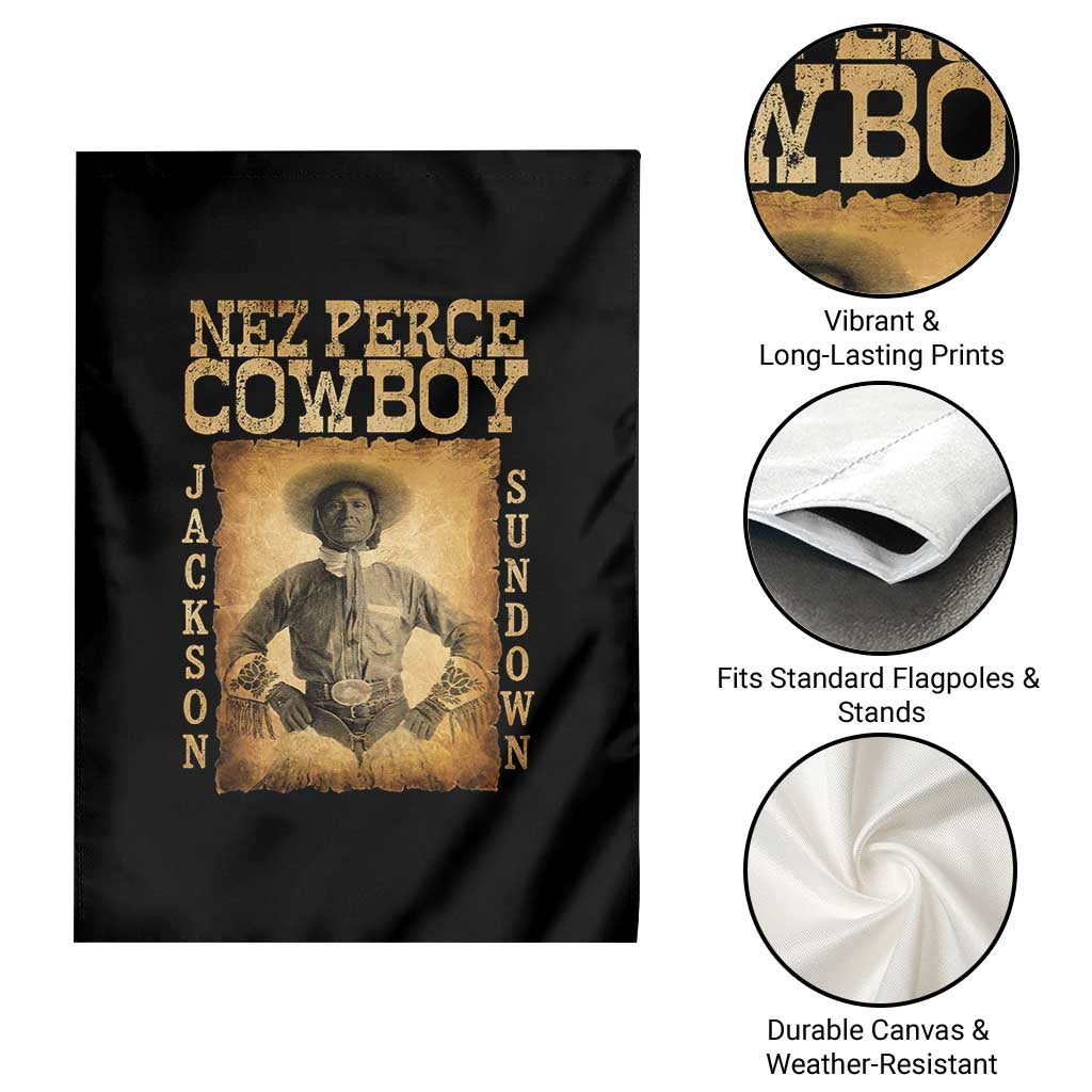 Nez Perce Cowboy Jackson Sundown Garden Flag Native American Cowboy Western Country TS11 Print Your Wear