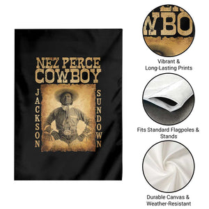 Nez Perce Cowboy Jackson Sundown Garden Flag Native American Cowboy Western Country TS11 Print Your Wear