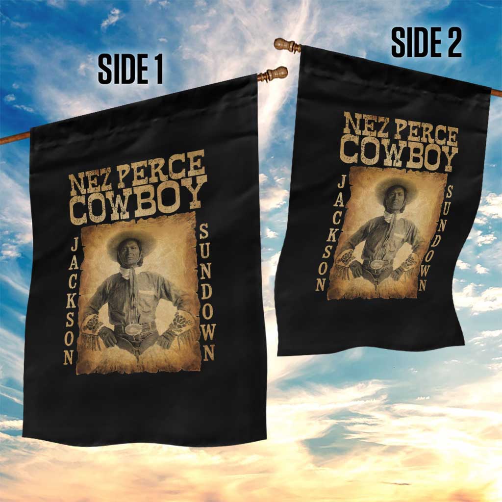 Nez Perce Cowboy Jackson Sundown Garden Flag Native American Cowboy Western Country TS11 Print Your Wear