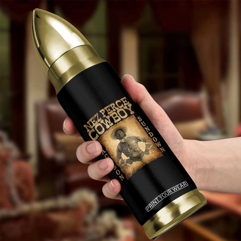 Nez Perce Cowboy Jackson Sundown Bullet Tumbler Native American Cowboy Western Country TS11 Print Your Wear