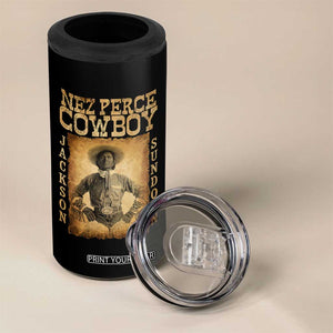 Nez Perce Cowboy Jackson Sundown 4 in 1 Can Cooler Tumbler Native American Cowboy Western Country TS11 Print Your Wear