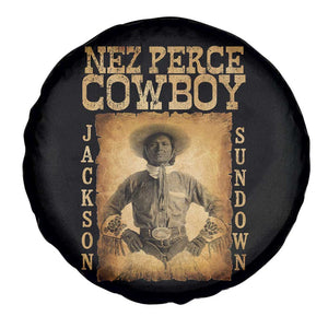 Nez Perce Cowboy Jackson Sundown Spare Tire Cover Native American Cowboy Western Country TS11 Print Your Wear