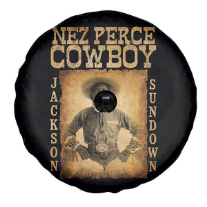 Nez Perce Cowboy Jackson Sundown Spare Tire Cover Native American Cowboy Western Country TS11 Print Your Wear