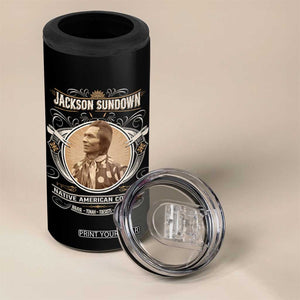 Jackson Sundown 4 in 1 Can Cooler Tumbler Native American Cowboy Western Country TS11 Print Your Wear