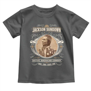 Jackson Sundown Toddler T Shirt Native American Cowboy Western Country TS11 Dark Heather Print Your Wear
