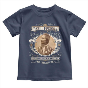 Jackson Sundown Toddler T Shirt Native American Cowboy Western Country TS11 Navy Print Your Wear