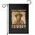 Native American Cowboy Garden Flag Vintage Western Country Portrait TS11 Black Print Your Wear