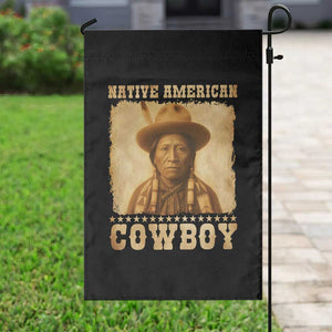 Native American Cowboy Garden Flag Vintage Western Country Portrait TS11 Print Your Wear