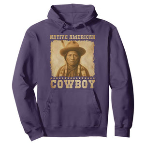 Native American Cowboy Hoodie Vintage Western Country Portrait TS11 Purple Print Your Wear