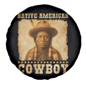 Native American Cowboy Spare Tire Cover Vintage Western Country Portrait TS11 Print Your Wear