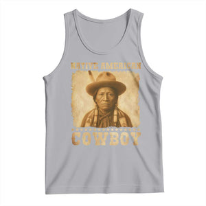 Native American Cowboy Tank Top Vintage Western Country Portrait TS11 Athletic Heather Print Your Wear