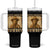 Native American Cowboy Tumbler With Handle Vintage Western Country Portrait TS11 One Size: 40 oz Black Print Your Wear
