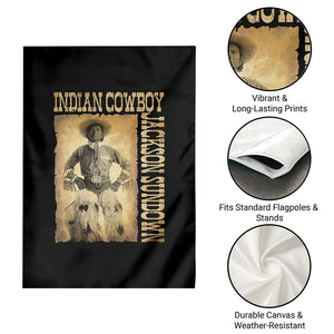 Jackson Sundown Garden Flag Native American Cowboy Vintage Western TS11 Print Your Wear