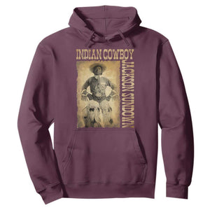 Jackson Sundown Hoodie Native American Cowboy Vintage Western TS11 Maroon Print Your Wear