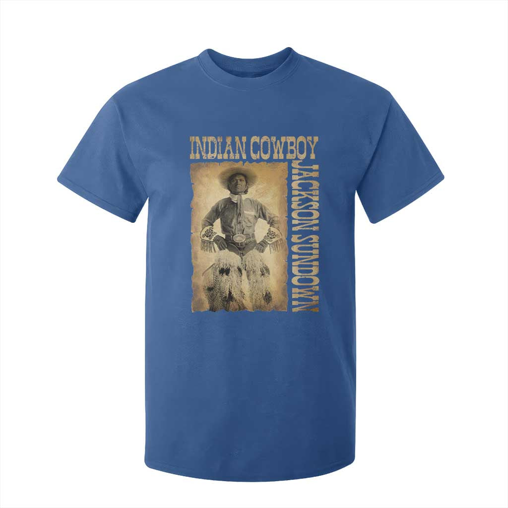 Jackson Sundown T Shirt For Kid Native American Cowboy Vintage Western TS11 Royal Blue Print Your Wear