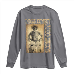 Jackson Sundown Long Sleeve Shirt Native American Cowboy Vintage Western TS11 Charcoal Print Your Wear