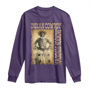 Jackson Sundown Long Sleeve Shirt Native American Cowboy Vintage Western TS11 Purple Print Your Wear