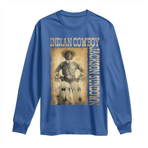 Jackson Sundown Long Sleeve Shirt Native American Cowboy Vintage Western TS11 Royal Blue Print Your Wear