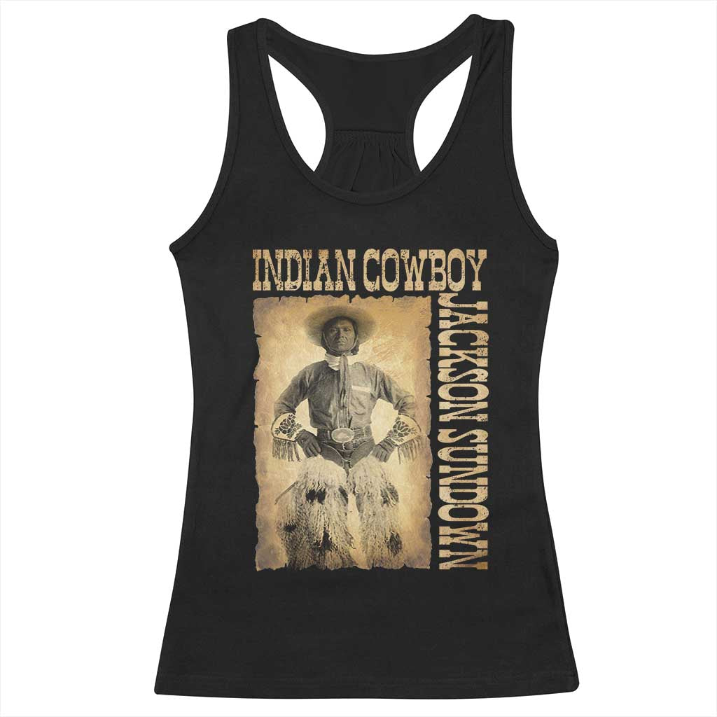 Jackson Sundown Racerback Tank Top Native American Cowboy Vintage Western TS11 Black Print Your Wear
