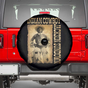 Jackson Sundown Spare Tire Cover Native American Cowboy Vintage Western TS11 Black Print Your Wear