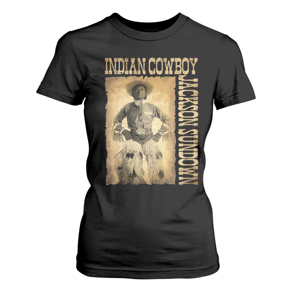 Jackson Sundown T Shirt For Women Native American Cowboy Vintage Western TS11 Black Print Your Wear