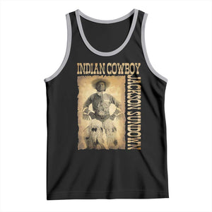 Jackson Sundown Tank Top Native American Cowboy Vintage Western TS11 Black Athletic Heather Print Your Wear